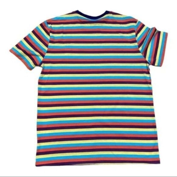 Nickelodeon T-Shirt Mens M Spongebob Patrick Stripe Colorful 90’s Retro Cartoon - Picture 3 of 14